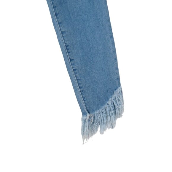 FRAME DENIM Women's Light Wash Le High Skinny Ankle Jeans Raw Hem 26 - Picture 5 of 11